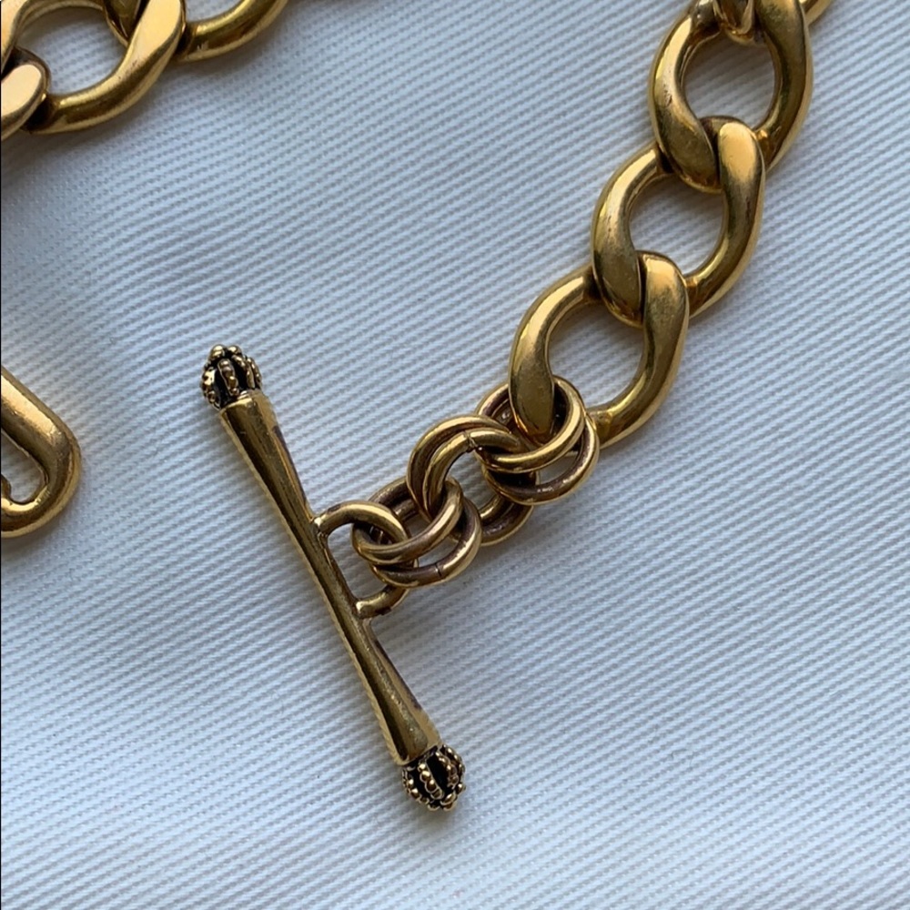 Vintage Juicy Couture Gold tone chain Bracelet - Picture 3 of 5